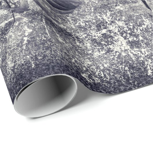 Zonnebloem  zwart en witte ephemera textuur cadeaupapier (Rol Hoek)