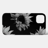 Zonnebloem - Zwarte & Witte Kunstfoto Case-Mate iPhone Case (Achterkant (horizontaal))