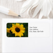 Zonnebloemadreslabel Etiket (Insitu)