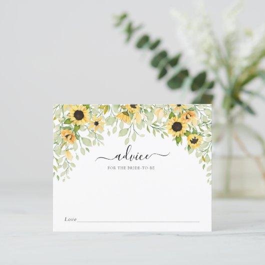 Zonnebloemadvies voor de bride (Staand voorkant)