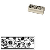 ZonnebloemAntiek Rubberstempel (Gestempeld)