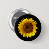 Zonnebloembadge Ronde Button 5,7 Cm (Voorkant /achterkant)