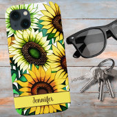 Zonnebloembehangpapier Case-Mate iPhone Case