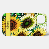 Zonnebloembehangpapier Case-Mate iPhone Case (Achterkant (horizontaal))