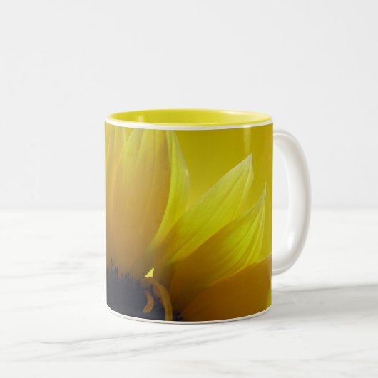 Zonnebloembekers Mok Cheerful Yellow Cups & Glasse (Voorkant rechts)