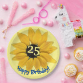 Zonnebloembewerkbaar jaar Bord op jaarbasis (Feest)