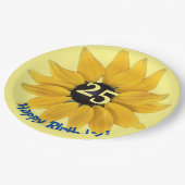 Zonnebloembewerkbaar jaar Bord op jaarbasis (Gekanteld)