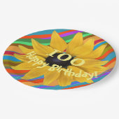 Zonnebloembewerkbaar jaar Bord op jaarbasis (Gekanteld)