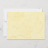 Zonnebloembijen Baby shower Bedankkaart (Achterkant)