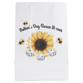 Zonnebloembijen Floral Dice Winner Bunco Medium Cadeauzakje (Achterkant)