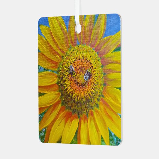 Zonnebloembijen Ornament (Voorkant links)