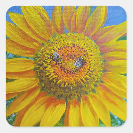 Zonnebloembijen Stickers