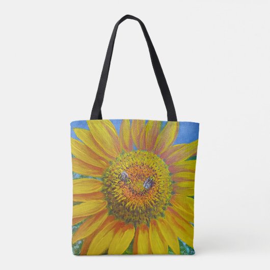 Zonnebloembijen Tas (Achterkant)