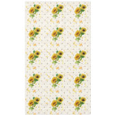 Zonnebloembijenkop Honeycomb Golden Honey Tafelkleed (Voorkant)