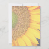 Zonnebloemblaadjes Bloemen Kaart (Achterkant)