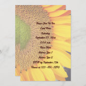 Zonnebloemblaadjes Bloemen Kaart (Voorkant / Achterkant)