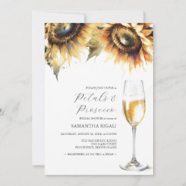 Zonnebloemblaadjes & Prosecco Vrijgezellenfeest