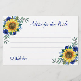 Zonnebloemblauw Floral Vrijgezellenfeest Advice Ka