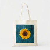 Zonnebloemblauwe Canvas tas voor het opdrukken van (Voorkant)