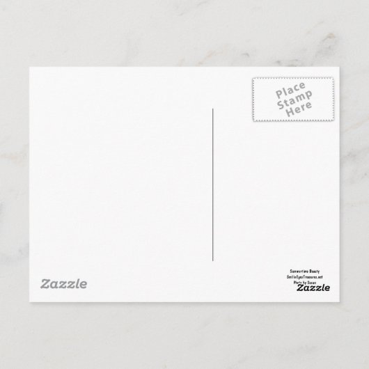 Zonnebloembloem Fotografie-Briefkaart Briefkaart (Achterkant)