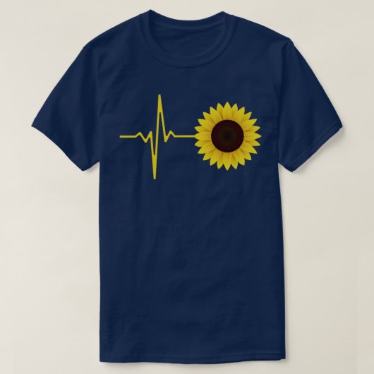 Zonnebloembloempitten T-shirt (Design voorkant)