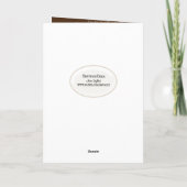 Zonnebloemboeket op bakstenen verjaardag kaart (Achterkant)