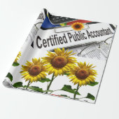 Zonnebloemboekjes met matte pakken papier (Uitgerold)