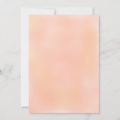 Zonnebloembouquet blush roze florale Vrijgezellenf Kaart (Achterkant)