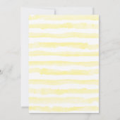 Zonnebloembruiloft met baard op witte achtergrond kaart (Achterkant)