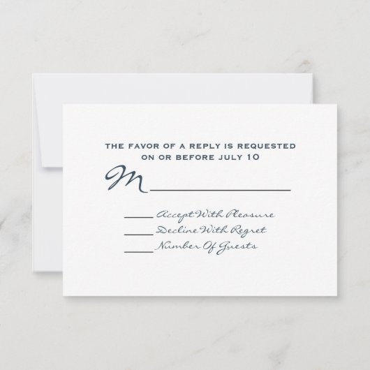 Zonnebloembruiloft RSVP (Achterkant)