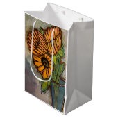 Zonnebloemcadeau Medium Cadeauzakje (Voorkant Gekanteld)