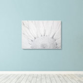 Zonnebloemcanvas afdrukken (Insitu (Houten vloer))