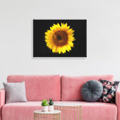Zonnebloemcanvas afdrukken (Insitu (Woonkamer))