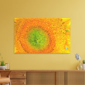 Zonnebloemcanvas Canvas Afdruk (Insitu (Woonkamer))