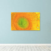 Zonnebloemcanvas Canvas Afdruk (Insitu (Houten vloer))