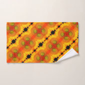 Zonnebloemcentrum omhoog Sluiten Abstracte Florenc Bad Handdoek (Handdoek)