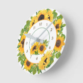 Zonnebloemcirkel Floral Ronde Klok (Hoek)