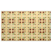 Zonnebloemcirkels Stof (Yard (91,4 cm))