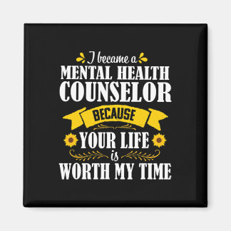 Zonnebloemcitaat Stempelraad voor geestelijke gezo Magneet