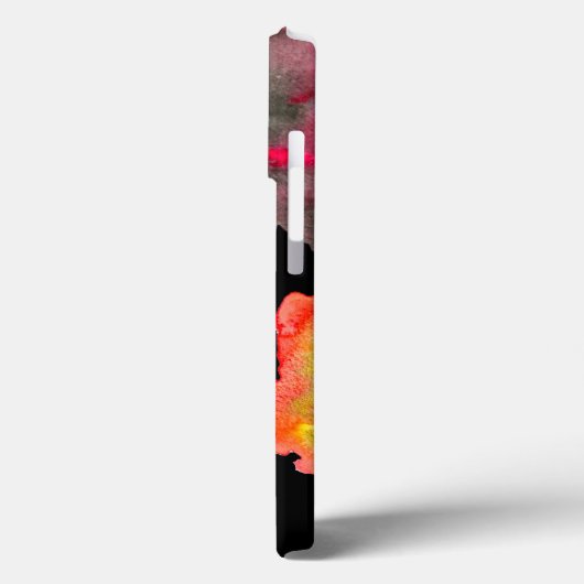 Zonnebloemdame silhouette waterverf Case-Mate iPhone case (Achterkant / Links)