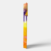 Zonnebloemdame silhouette waterverf Case-Mate iPhone case (Achterkant / Rechts)