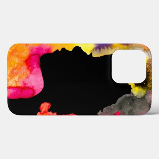 Zonnebloemdame silhouette waterverf Case-Mate iPhone case (Achterkant (horizontaal))