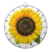 Zonnebloemdartboard Dartbord (Voorkant)