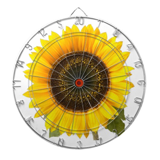 Zonnebloemdartboard Dartbord (Voorkant)