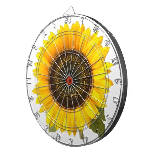 Zonnebloemdartboard Dartbord (Voorkant Rechts)