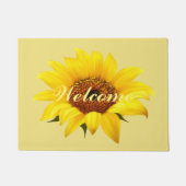 Zonnebloemdeurmat Deurmat (Voorkant)