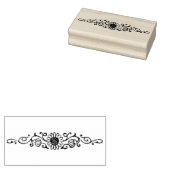 Zonnebloemdivider  Rubber Kunststempel Rubberstempel (Gestempeld)