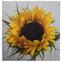 Zonnebloemdoekservetten