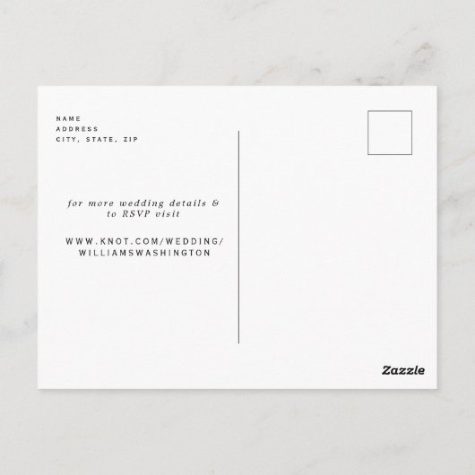 Zonnebloemdraden Foto opslaan Datum Briefkaart (Achterkant)