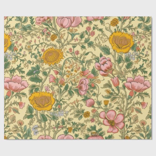 Zonnebloemdroompapier Cadeaupapier (Vlak)